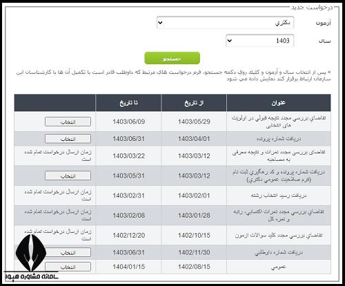 اعتراض به نتيجه نهایی آزمون دکتری